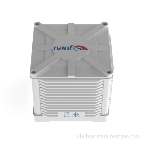 Evaporative water-cooled air conditioning